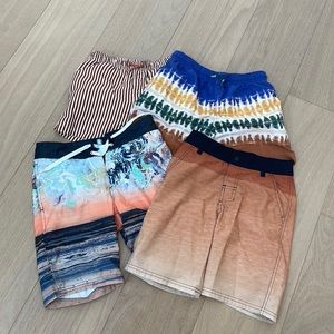 Bundle Boys Swim Trunks - Zara and Art Class - Size 9-10/10
